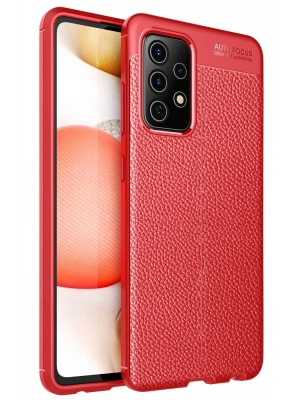 Newface Samsung Galaxy A52 Kılıf Auto Focus Kapak - Kırmızı