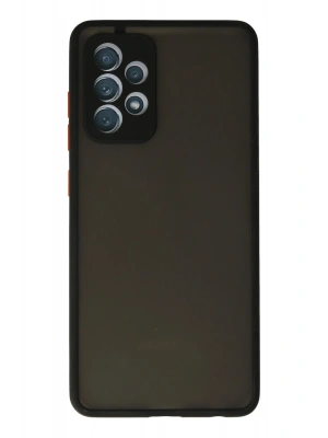 Newface Samsung Galaxy A52 Kılıf Montreal Silikon Kapak - Siyah