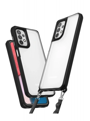 Newface Samsung Galaxy A52 Kılıf Penta Silikon Kılıf - Siyah