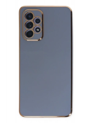 Newface Samsung Galaxy A52 Kılıf Volet Silikon - Mavi