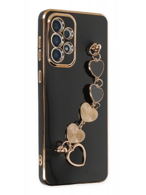 Newface Samsung Galaxy A53 5G Kılıf Esila Silikon - Siyah