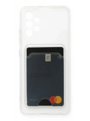 Newface Samsung Galaxy A53 5G Kılıf Kart Şeffaf Silikon - Şeffaf