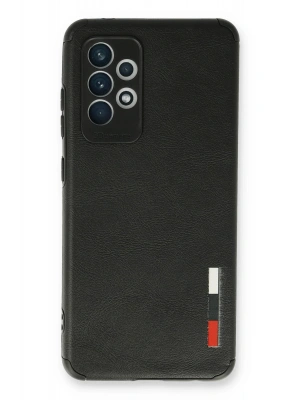 Newface Samsung Galaxy A53 5G Kılıf Loop Deri Silikon - Siyah