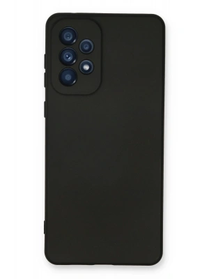 Newface Samsung Galaxy A53 5G Kılıf Nano içi Kadife Silikon - Siyah