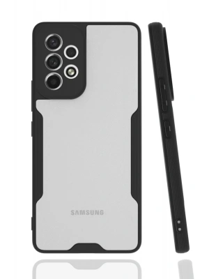 Newface Samsung Galaxy A53 5G Kılıf Platin Silikon - Siyah