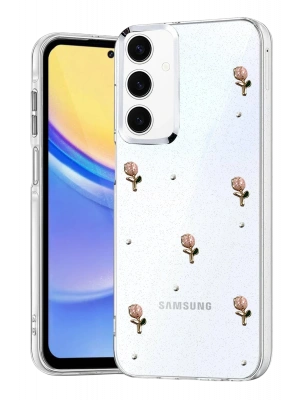 Newface Samsung Galaxy A54 5G Fiyonk Desenli Kapak - Desen 6