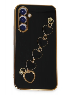 Newface Samsung Galaxy A54 5G Kılıf Esila Silikon - Siyah