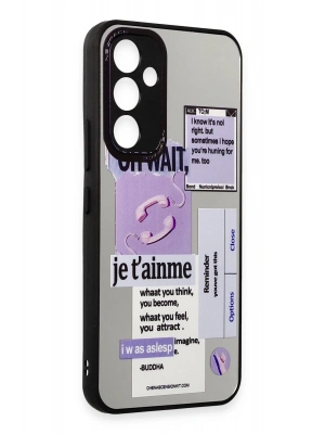 Newface Samsung Galaxy A54 5G Kılıf Mirror Desenli Kapak - Mirror - 4