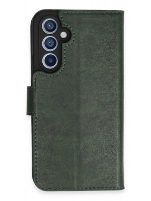 Newface Samsung Galaxy A54 5G Kılıf Trend S Plus Kapaklı Kılıf - Yeşil