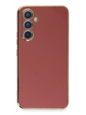 Newface Samsung Galaxy A54 5G Kılıf Volet Silikon - Kırmızı