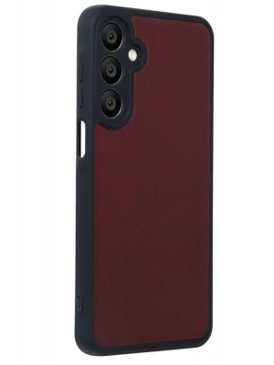 Newface Samsung Galaxy A55 5G Kılıf Aras Deri Kapak - Bordo