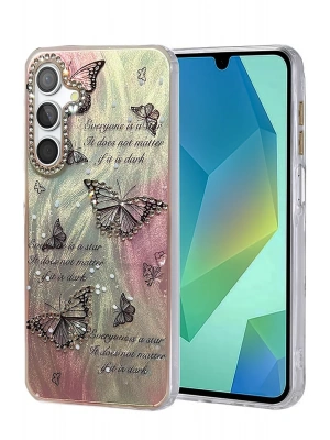 Newface Samsung Galaxy A55 5G Kılıf Blade Aynalı Desenli Kapak - Desen 6