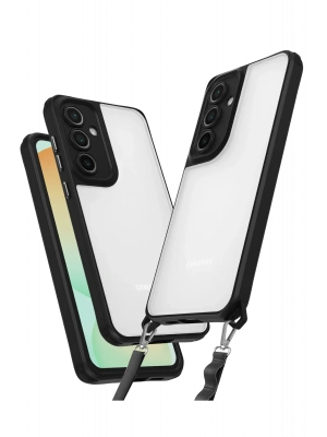 Newface Samsung Galaxy A55 5G Kılıf Penta Silikon Kılıf - Siyah