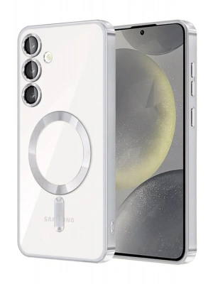 Newface Samsung Galaxy A55 5G Kross Magneticsafe Kapak - Gümüş