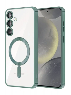 Newface Samsung Galaxy A55 5G Kross Magneticsafe Kapak - Koyu Yeşil