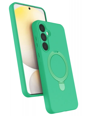 Newface Samsung Galaxy A55 5G Regal Magsafe Standlı Kapak - Yeşil