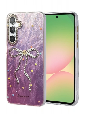 Newface Samsung Galaxy A56 Kılıf Blade Aynalı Desenli Kapak - Desen 1