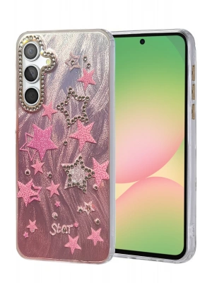 Newface Samsung Galaxy A56 Kılıf Blade Aynalı Desenli Kapak - Desen 7