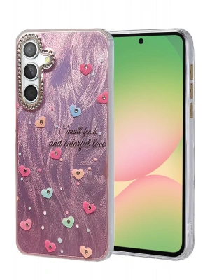 Newface Samsung Galaxy A56 Kılıf Blade Aynalı Desenli Kapak - Desen 8