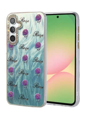 Newface Samsung Galaxy A56 Kılıf Blade Aynalı Desenli Kapak - Desen 9