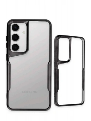 Newface Samsung Galaxy A56 Kılıf Boyi Silikon Kapak - Siyah