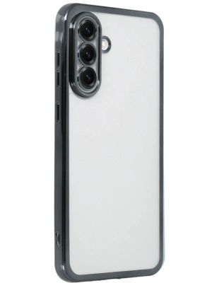 Newface Samsung Galaxy A56 Kılıf Razer Lensli Silikon - Siyah