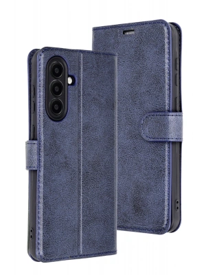 Newface Samsung Galaxy A56 Kılıf Trend S Plus Kapaklı Kılıf - Lacivert