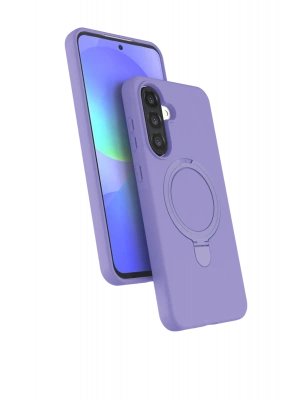 Newface Samsung Galaxy A56 Regal Magsafe Standlı Kapak - Lila