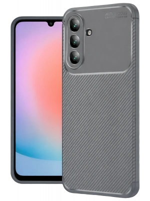 Newface Samsung Galaxy A57 5G Auto Focus Karbon Kapak - Gri