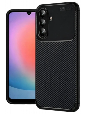 Newface Samsung Galaxy A57 5G Auto Focus Karbon Kapak - Siyah