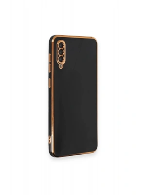 Newface Samsung Galaxy A70 Kılıf Volet Silikon - Siyah