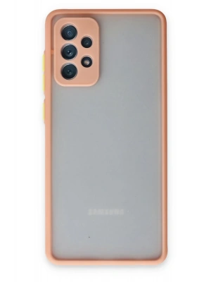 Newface Samsung Galaxy A72 Kılıf Montreal Silikon Kapak - Pembe