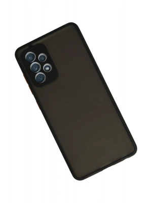 Newface Samsung Galaxy A72 Kılıf Montreal Silikon Kapak - Siyah