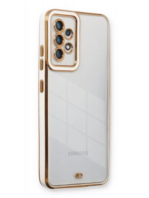 Newface Samsung Galaxy A73 5G Kılıf Liva Lens Silikon - Beyaz