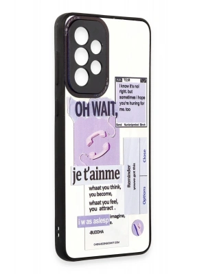 Newface Samsung Galaxy A73 5G Kılıf Mirror Desenli Kapak - Mirror - 4