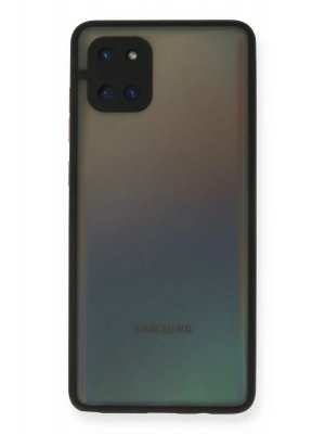 Newface Samsung Galaxy A81 / Note 10 Lite Kılıf Montreal Silikon Kapak - Siyah