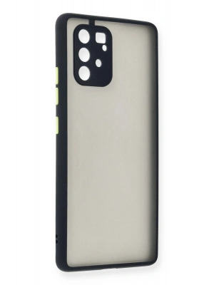 Newface Samsung Galaxy A91 / S10 Lite Kılıf Montreal Silikon Kapak - Lacivert