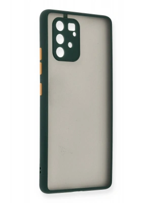Newface Samsung Galaxy A91 / S10 Lite Kılıf Montreal Silikon Kapak - Yeşil