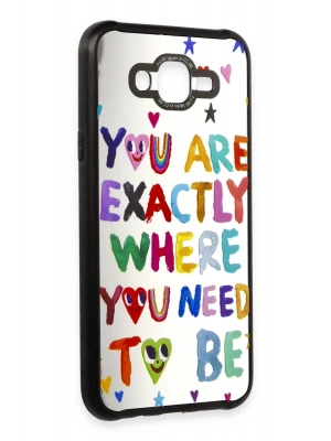 Newface Samsung Galaxy J7 Kılıf Mirror Desenli Kapak - Mirror - 10