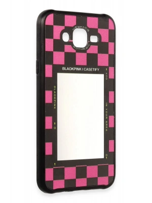 Newface Samsung Galaxy J7 Kılıf Mirror Desenli Kapak - Mirror - 8