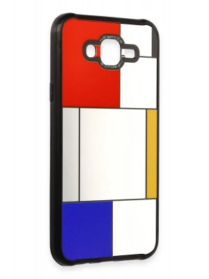 Newface Samsung Galaxy J7 Kılıf Mirror Desenli Kapak - Mirror - 9