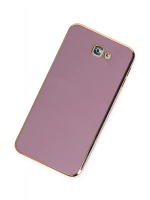 Newface Samsung Galaxy J7 Prime Kılıf Volet Silikon - Mor