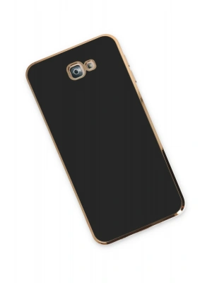 Newface Samsung Galaxy J7 Prime Kılıf Volet Silikon - Siyah