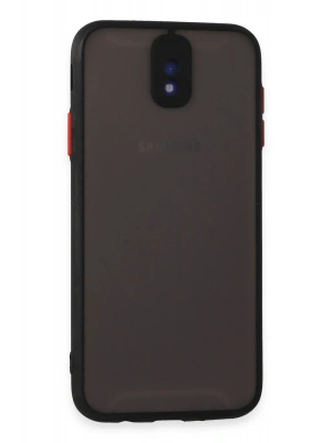 Newface Samsung Galaxy J7 Pro / J730 Kılıf Montreal Silikon Kapak - Siyah