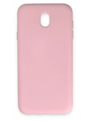 Newface Samsung Galaxy J7 Pro / J730 Kılıf Nano içi Kadife Silikon - Pudra