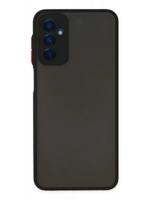 Newface Samsung Galaxy M13 Kılıf Montreal Silikon Kapak - Siyah