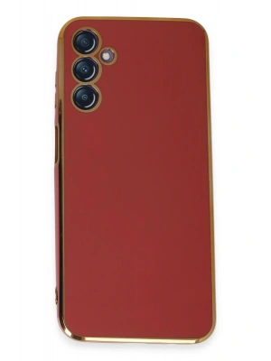 Newface Samsung Galaxy M14 5G Kılıf Volet Silikon - Kırmızı