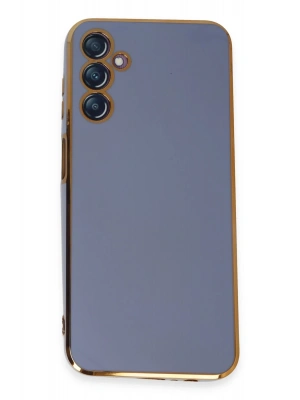 Newface Samsung Galaxy M14 5G Kılıf Volet Silikon - Mavi