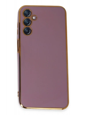 Newface Samsung Galaxy M14 5G Kılıf Volet Silikon - Mor