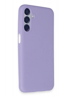 Newface Samsung Galaxy M15 Kılıf First Silikon - Lila